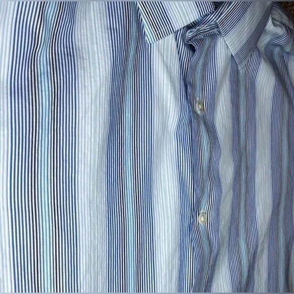 Banana Republic Striped Button Up Dress Shirt - Picture 5 of 5